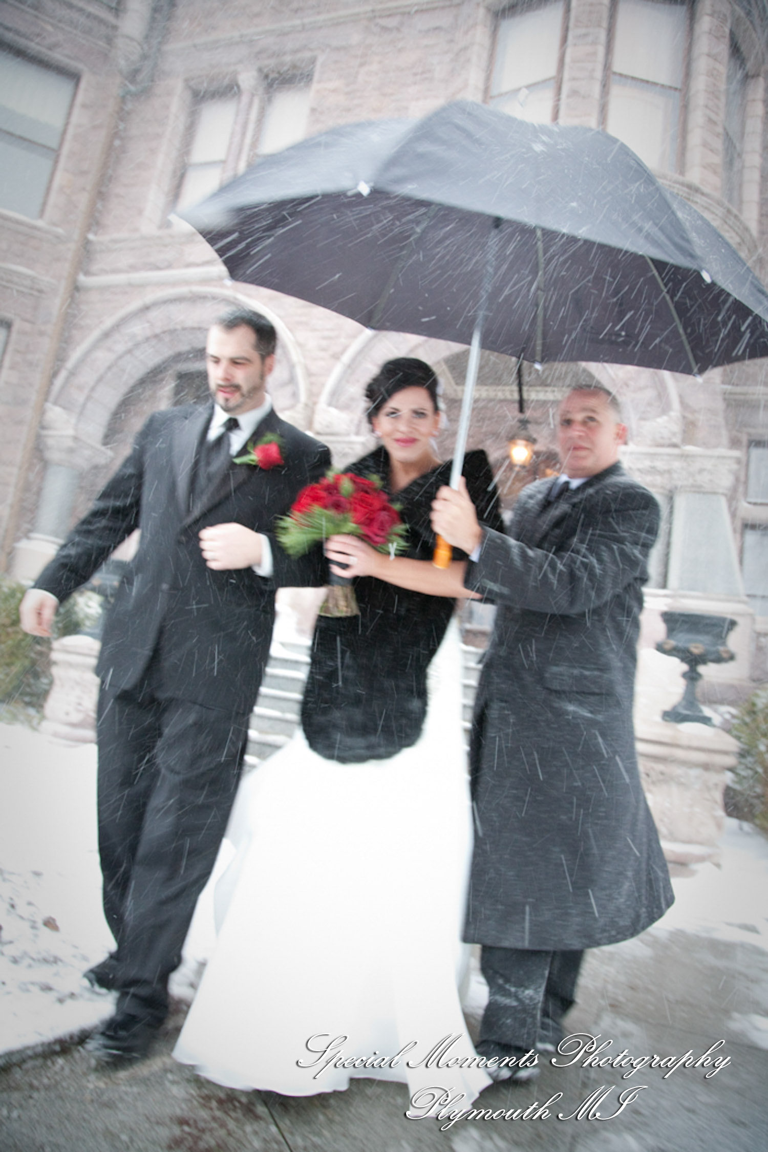 Bianca & Jack at The Whitney Detroit MI wedding photography