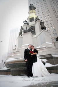 Bianca & Jack at The Whitney Detroit MI wedding photography