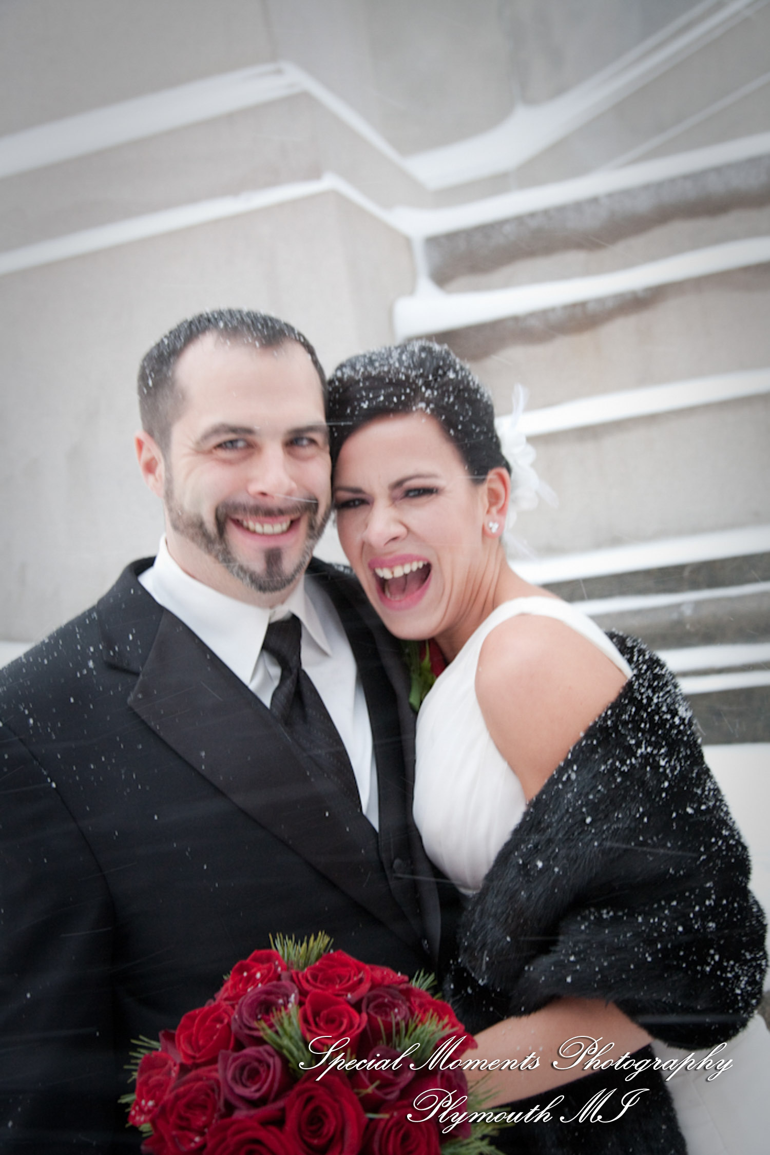 Bianca & Jack at The Whitney Detroit MI wedding photography