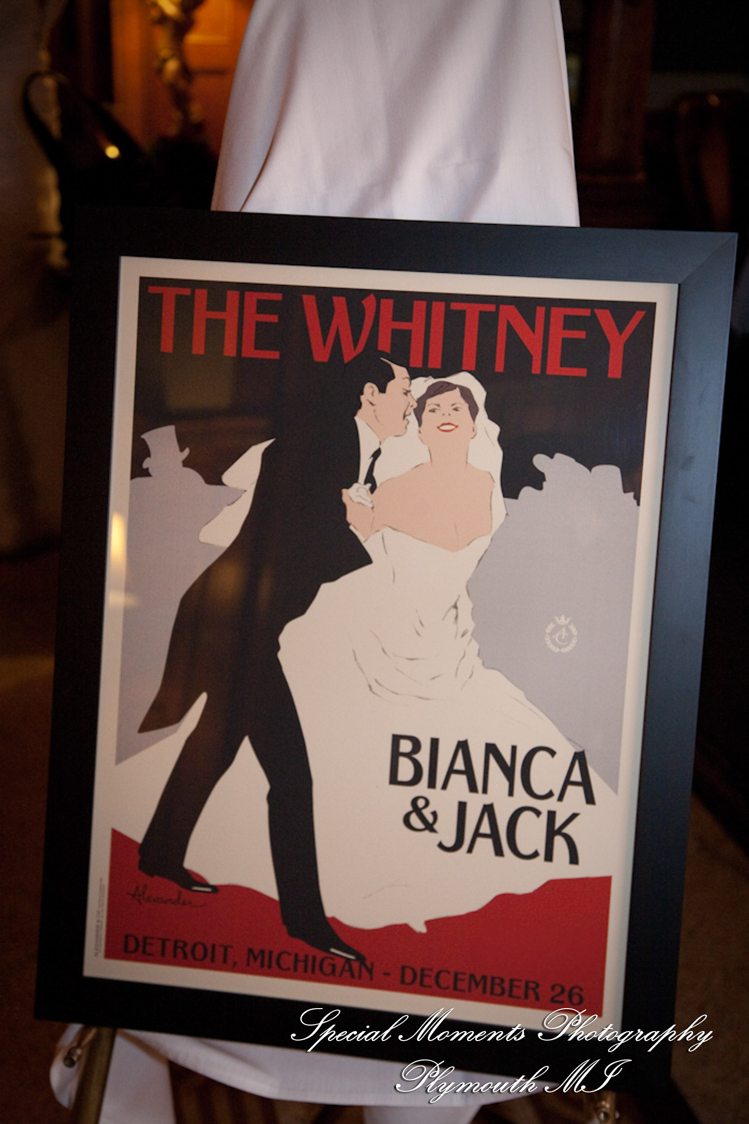 Bianca & Jack at The Whitney Detroit MI wedding photography