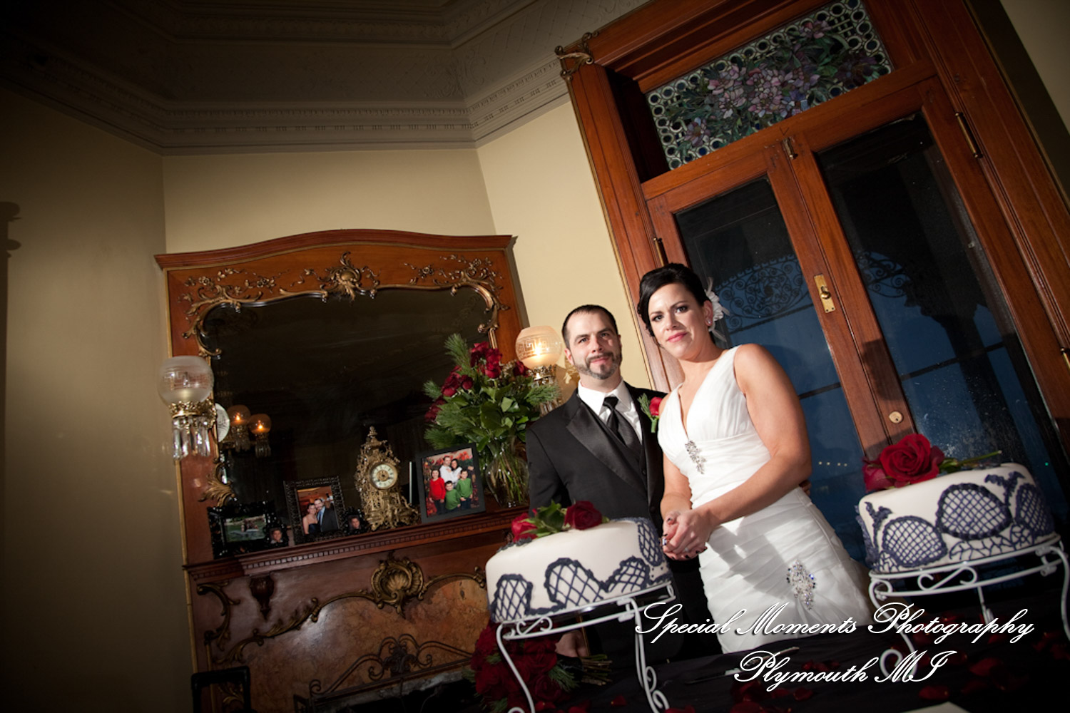 Bianca & Jack at The Whitney Detroit MI wedding photography