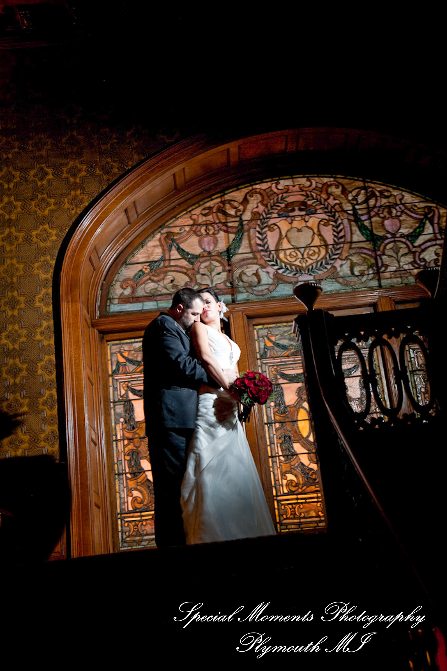 Bianca & Jack at The Whitney Detroit MI wedding photography