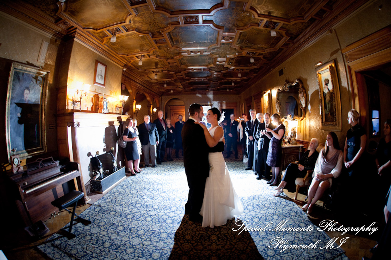 Bianca & Jack at The Whitney Detroit MI wedding photography