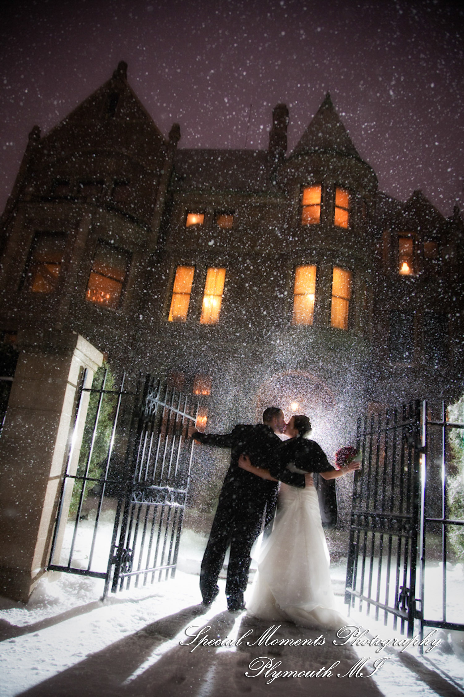 Bianca & Jack at The Whitney Detroit MI wedding photography