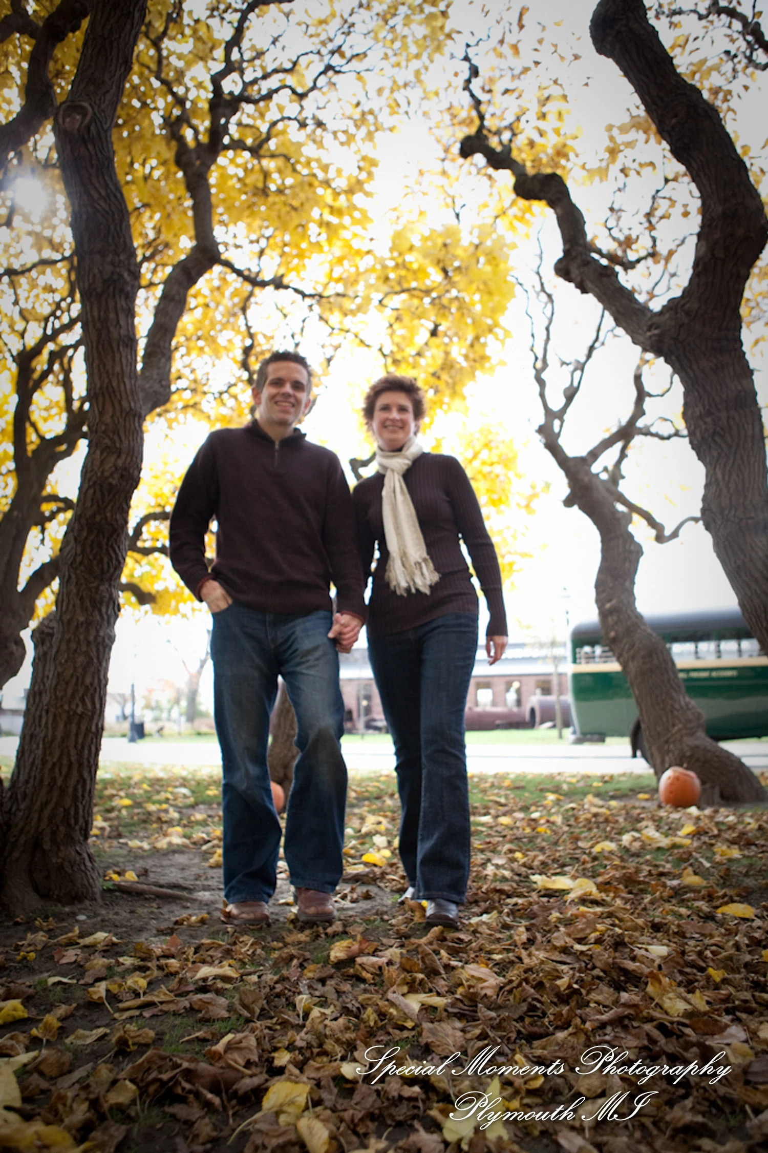 Greenfield Village Dearborn MI engagement photograph