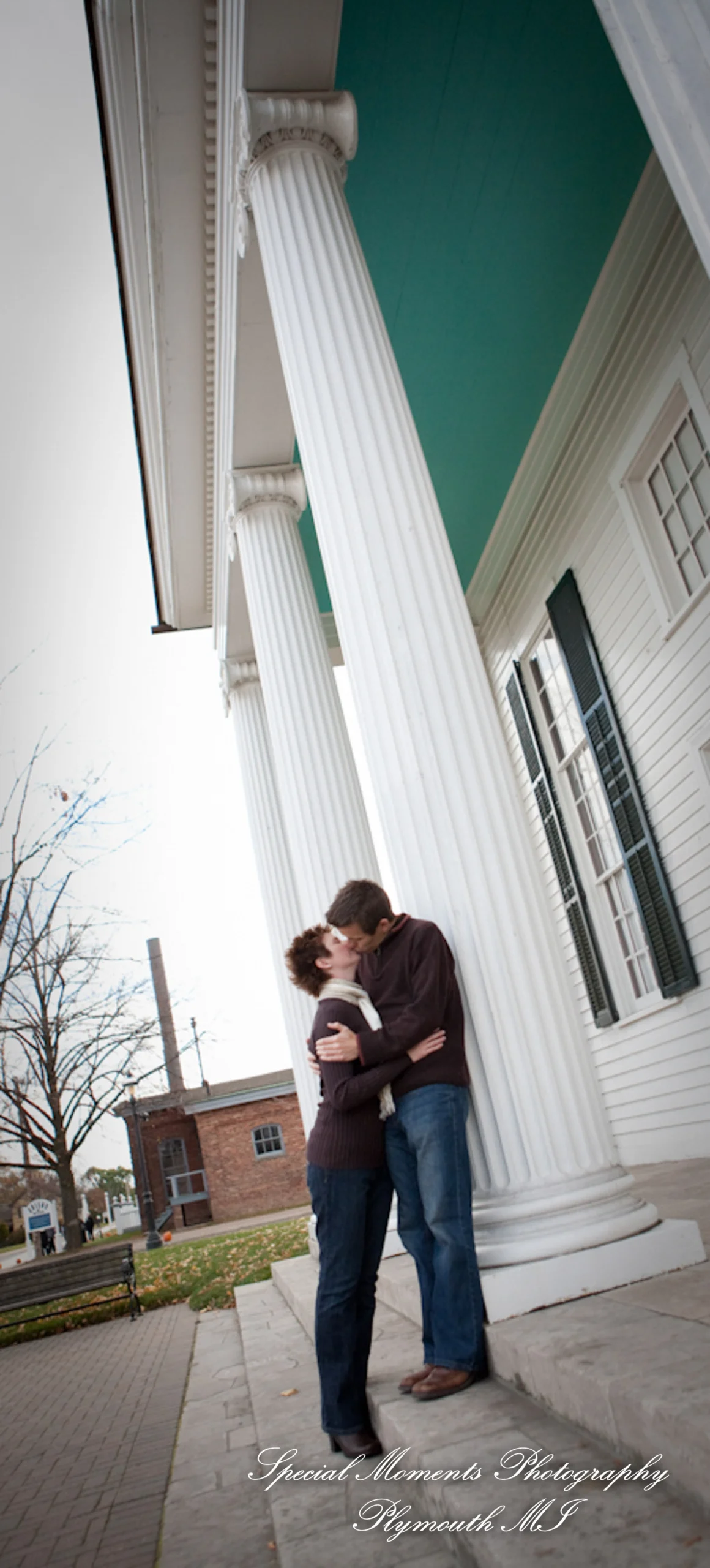 Greenfield Village Dearborn MI engagement photograph