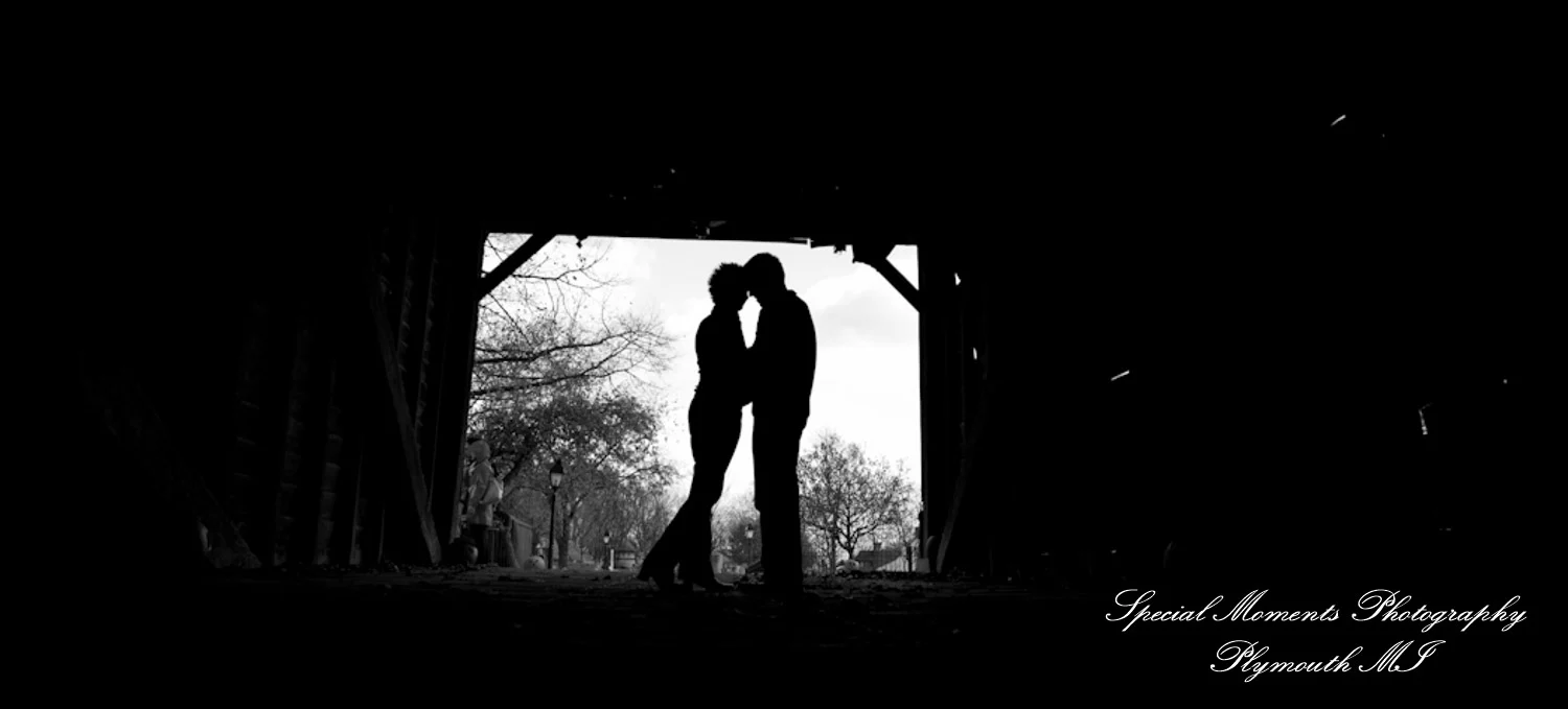 Greenfield Village Dearborn MI engagement photograph