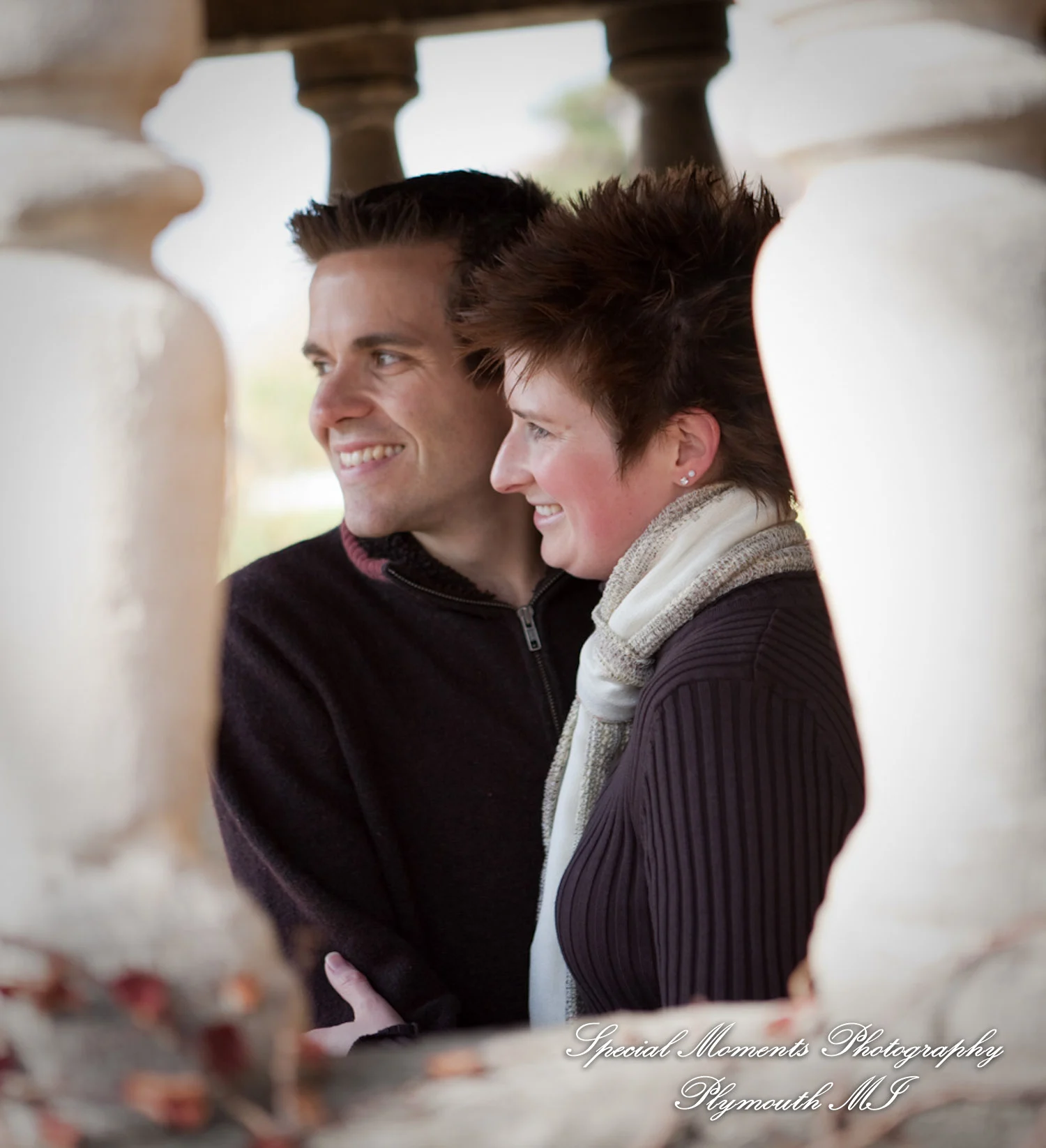 Greenfield Village Dearborn MI engagement photograph