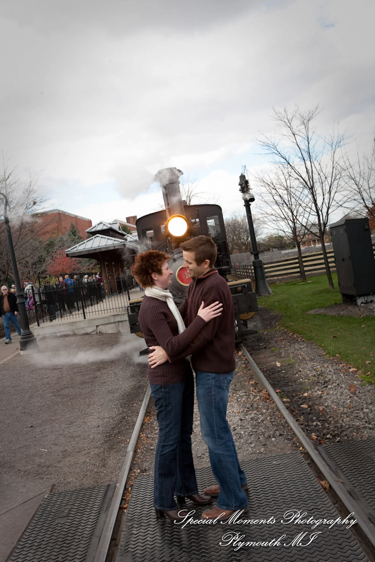 Greenfield Village Dearborn MI engagement photograph