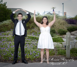 Rachel & Steven at Polar Bear Exhibit Toledo Zoo Toledo OH wedding photography