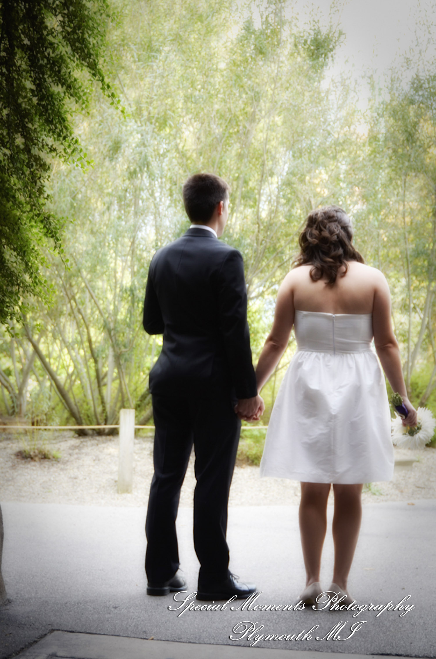 Rachel & Steven at Polar Bear Exhibit Toledo Zoo Toledo OH wedding photography