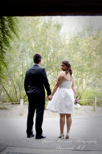 Rachel & Steven at Polar Bear Exhibit Toledo Zoo Toledo OH wedding photography