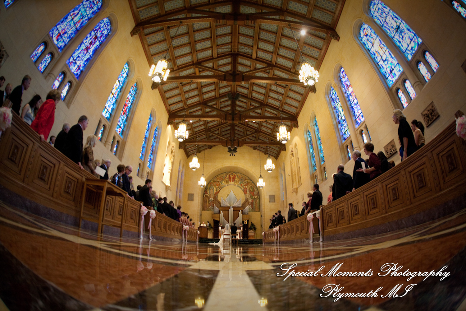 Arielle & Dave at Ss. Mary & Joseph Chapel Plymouth MI wedding photography