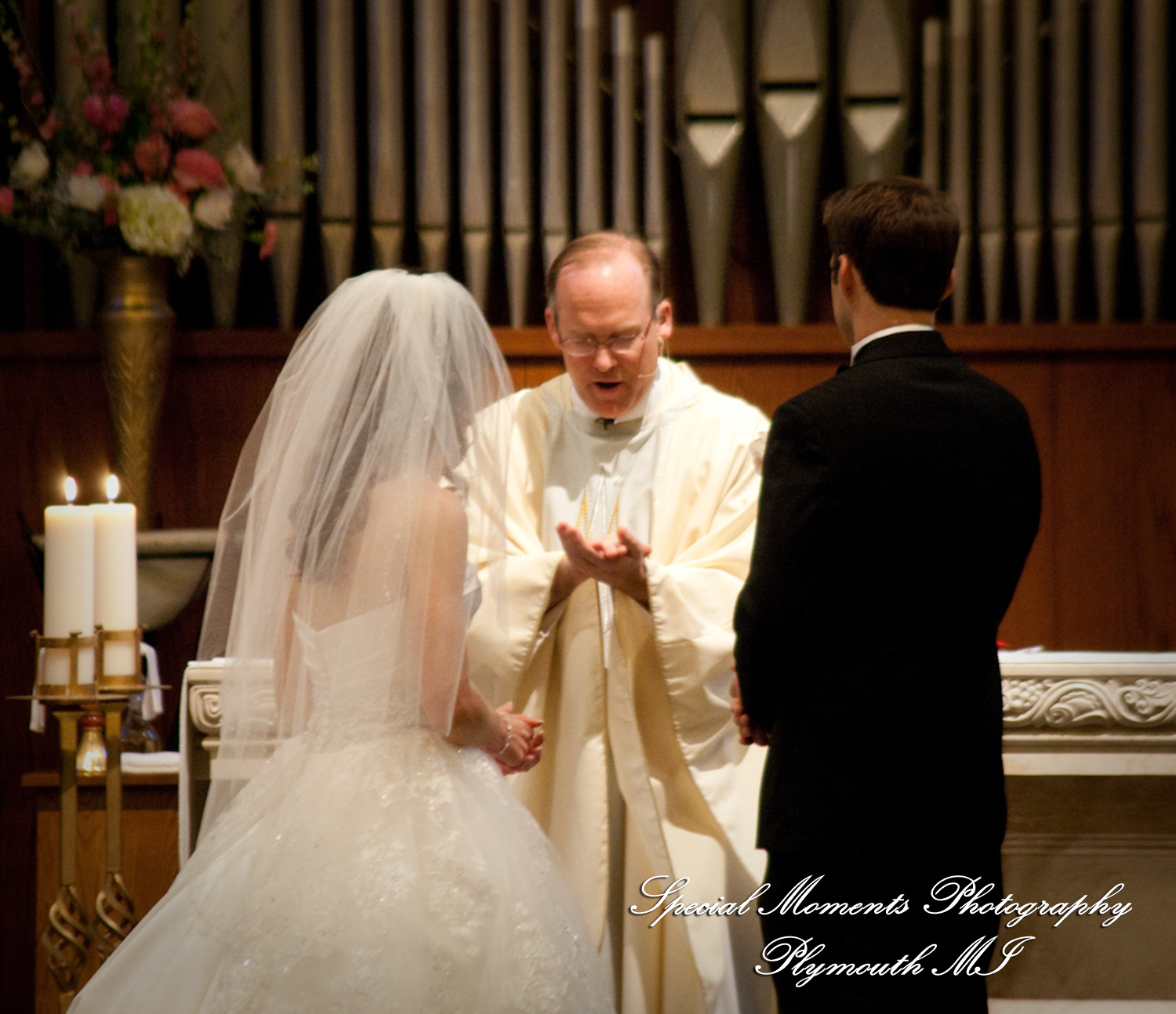 Arielle & Dave at Ss. Mary & Joseph Chapel Plymouth MI wedding photography