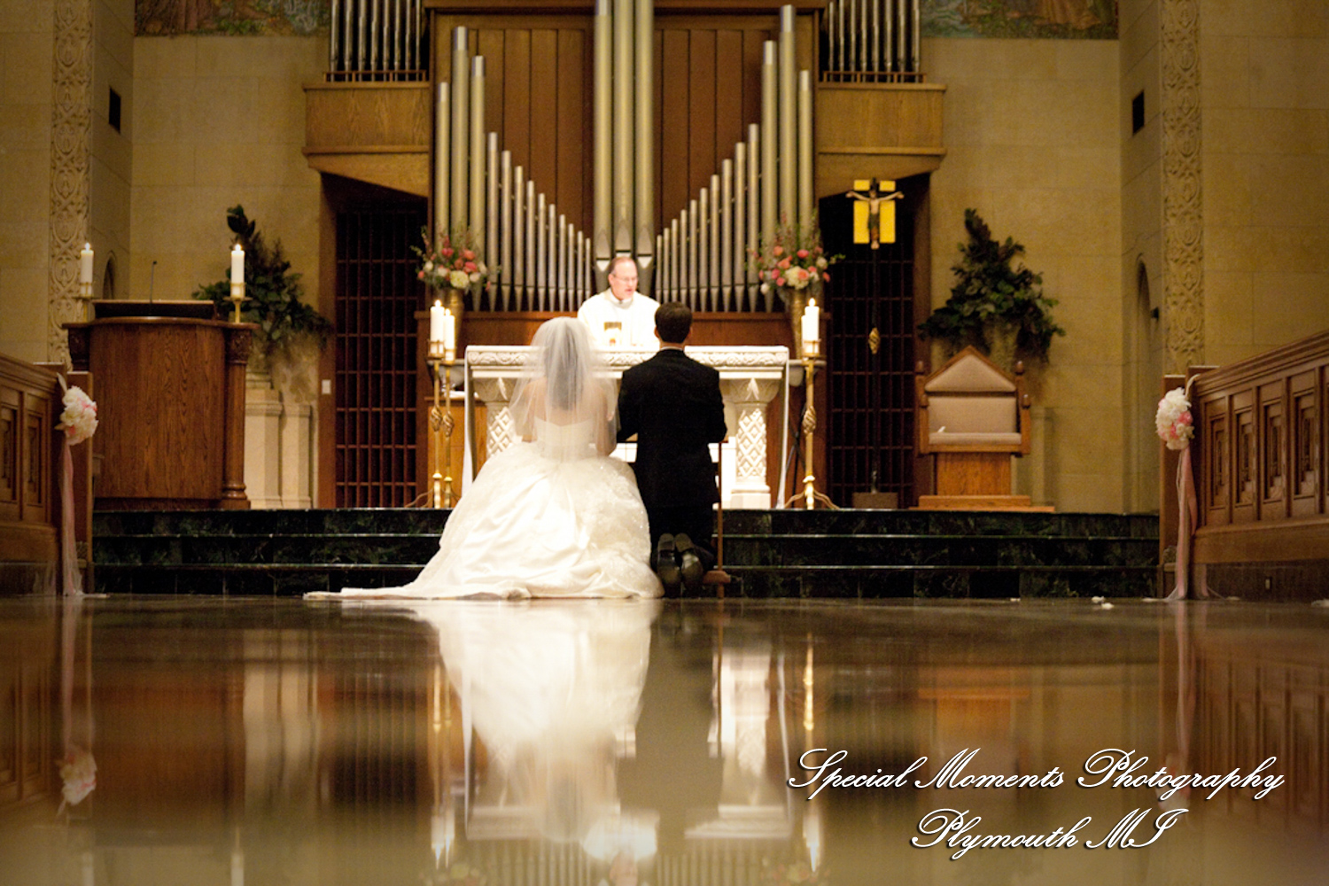 Arielle & Dave at Ss. Mary & Joseph Chapel Plymouth MI wedding photography