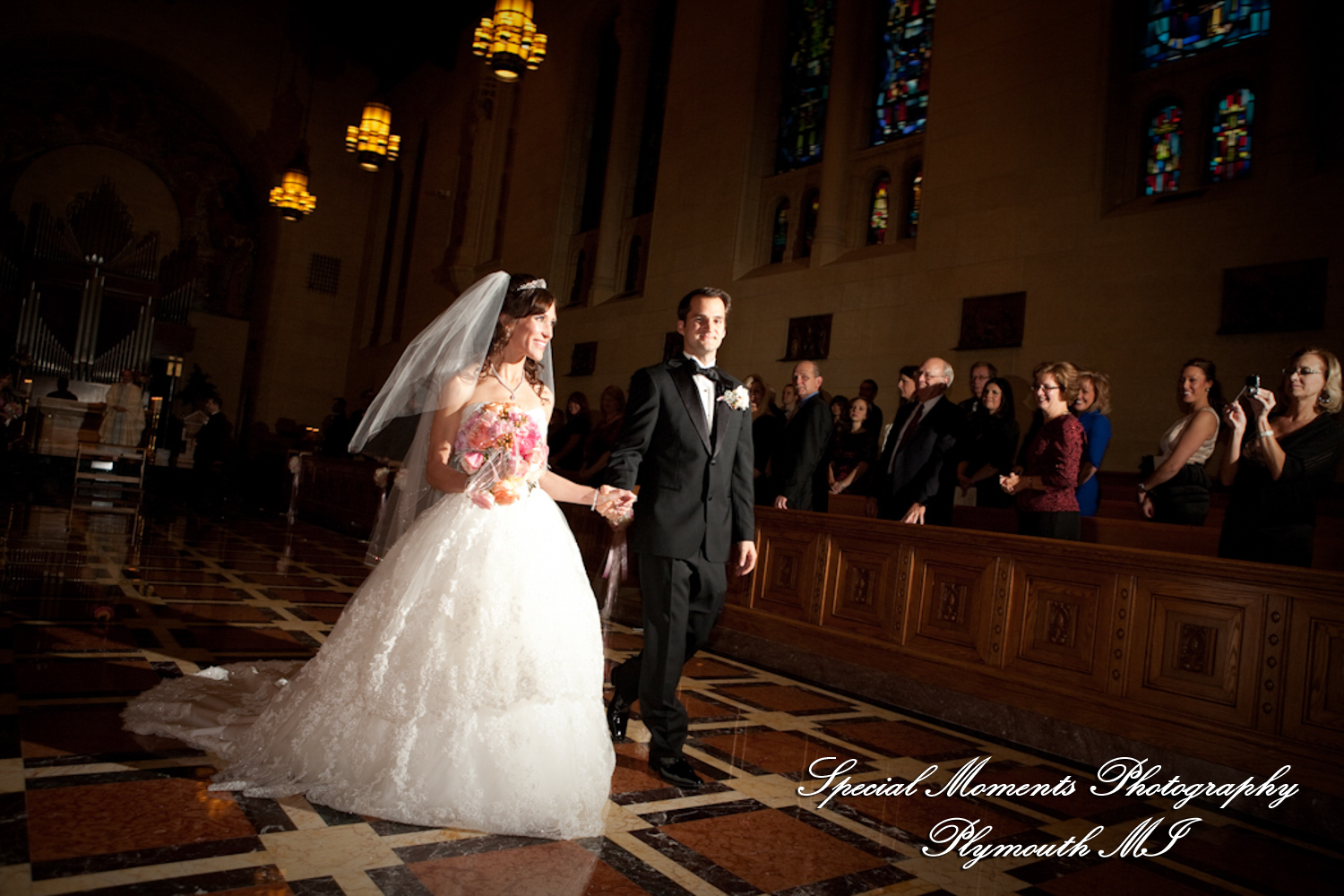 Arielle & Dave at Ss. Mary & Joseph Chapel Plymouth MI wedding photography