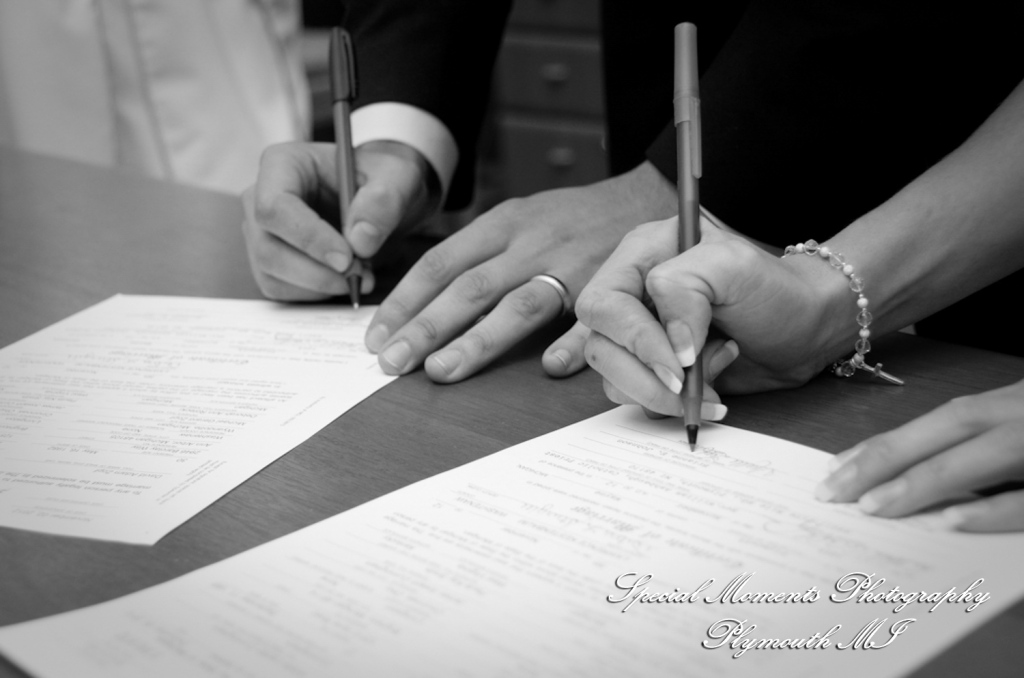 Arielle & Dave at Ss. Mary & Joseph Chapel Plymouth MI wedding photography