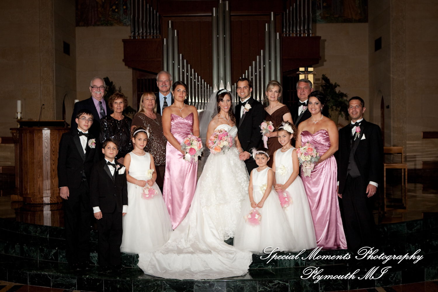 Arielle & Dave at Ss. Mary & Joseph Chapel Plymouth MI wedding photography