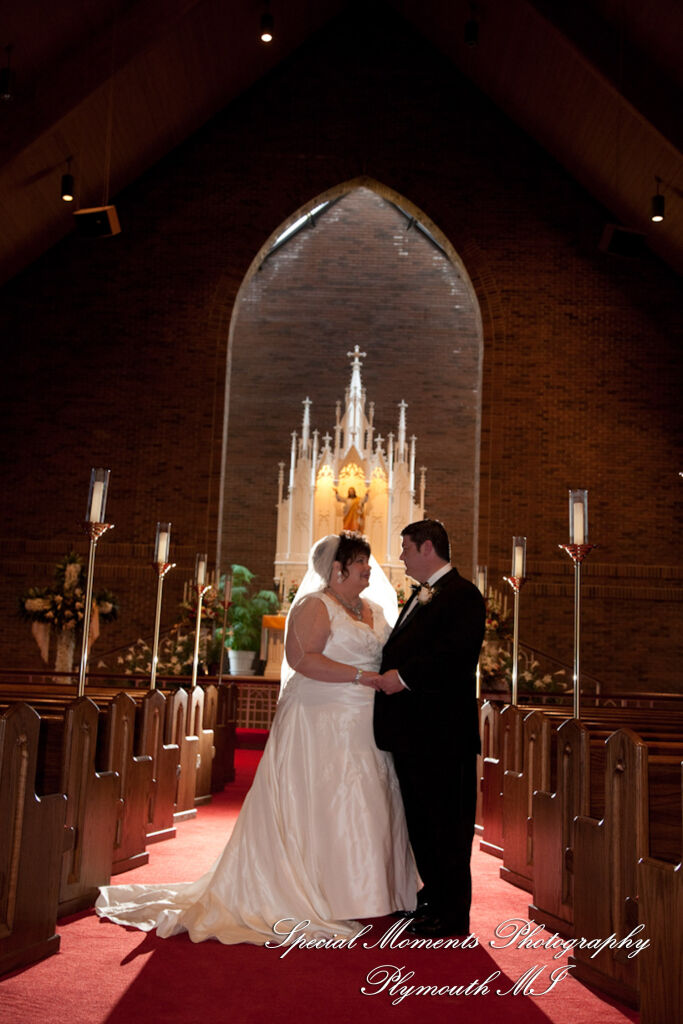 Karen & Rick at Christ our Savior Lutheran - Livonia MI wedding photography