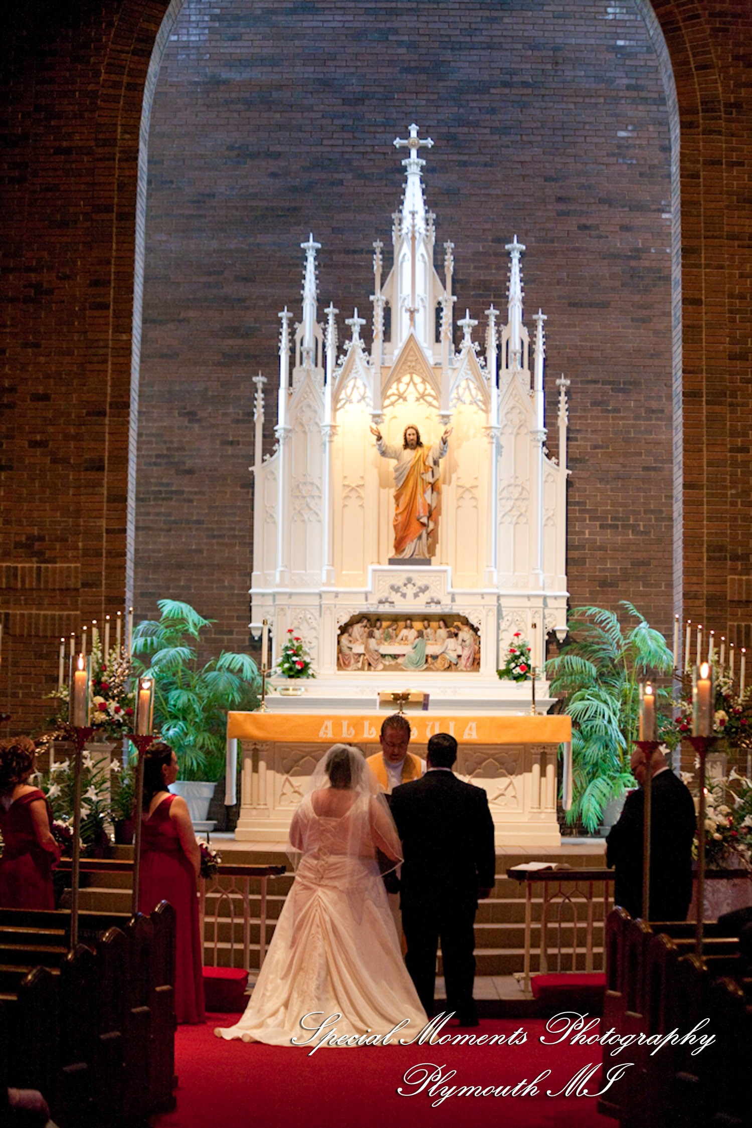 Karen & Rick at Christ our Savior Lutheran - Livonia MI wedding photography
