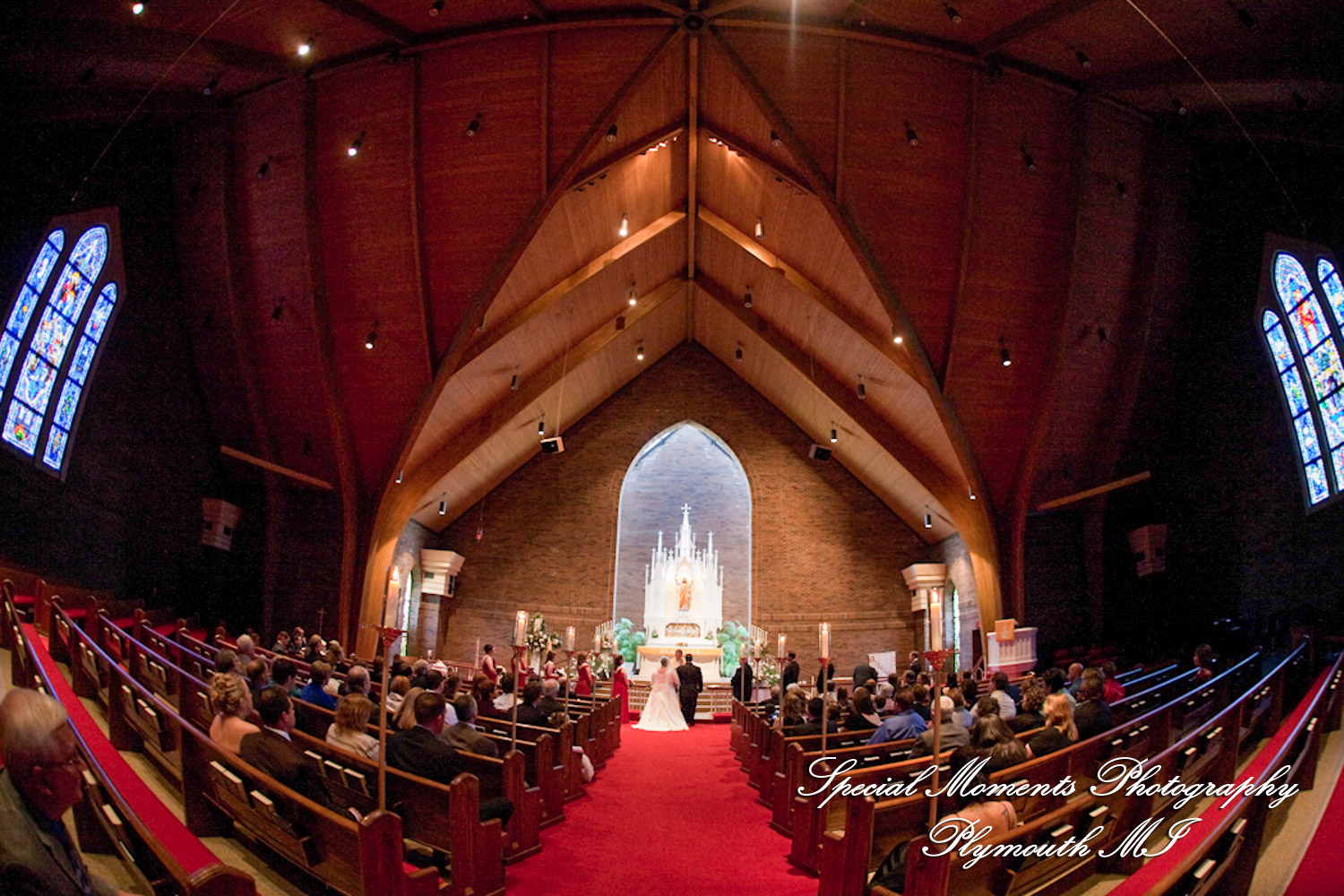 Karen & Rick at Christ our Savior Lutheran - Livonia MI wedding photography