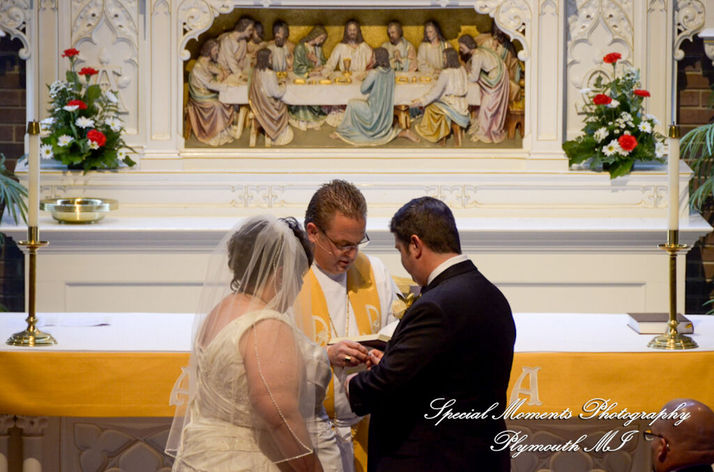 Karen & Rick at Christ our Savior Lutheran - Livonia MI wedding photography