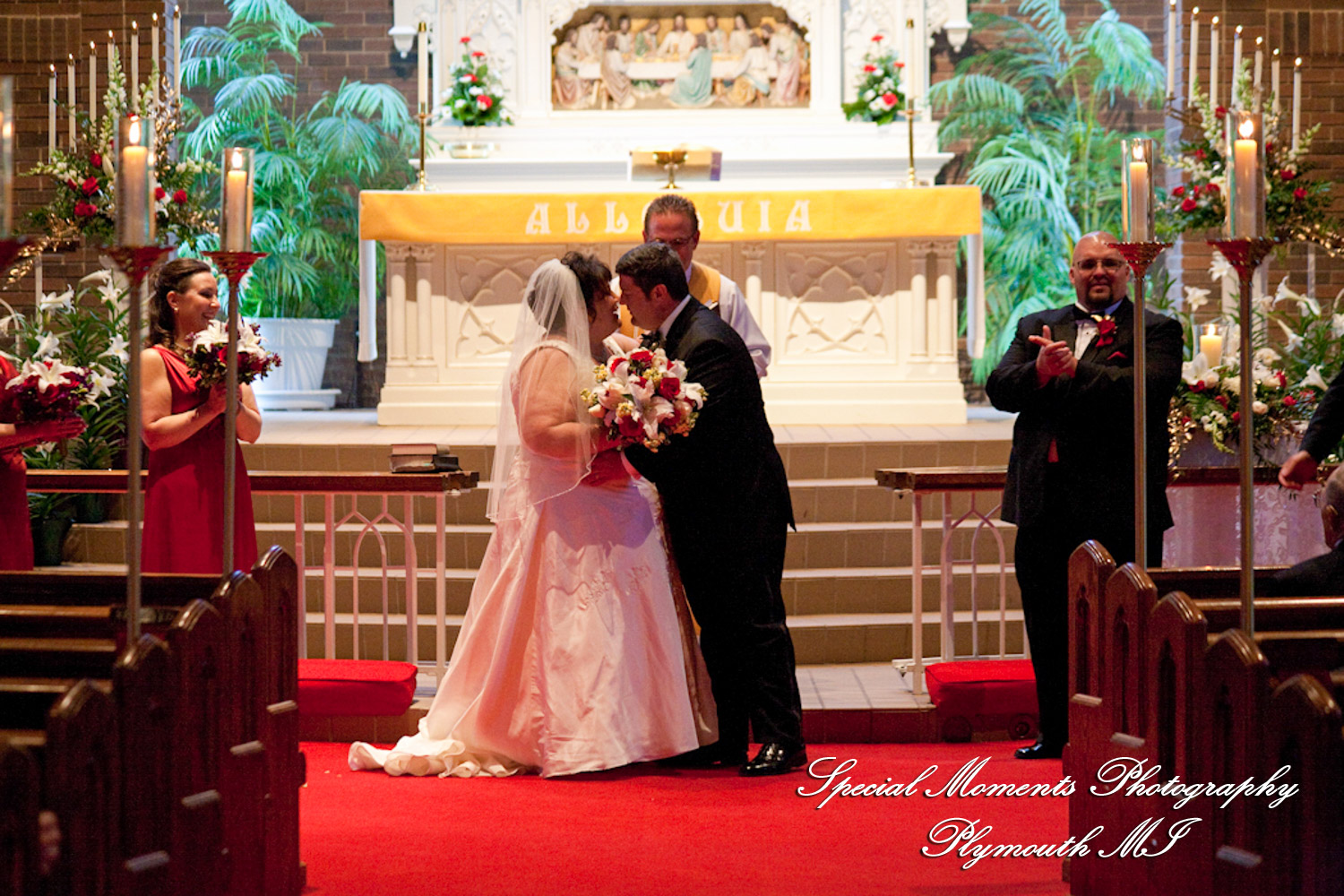 Karen & Rick at Christ our Savior Lutheran - Livonia MI wedding photography