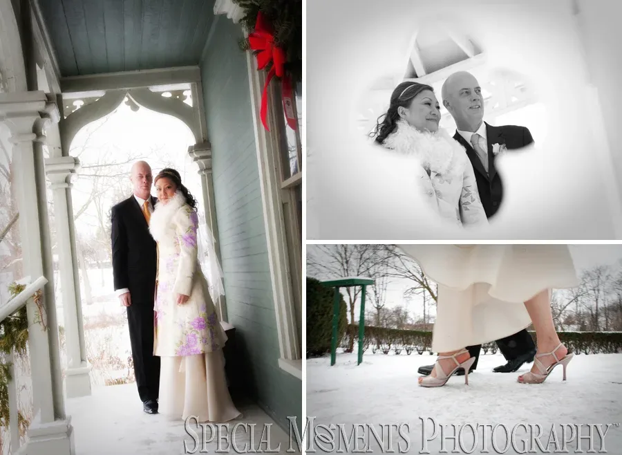 Mill Race Village wedding photograph Northville MI