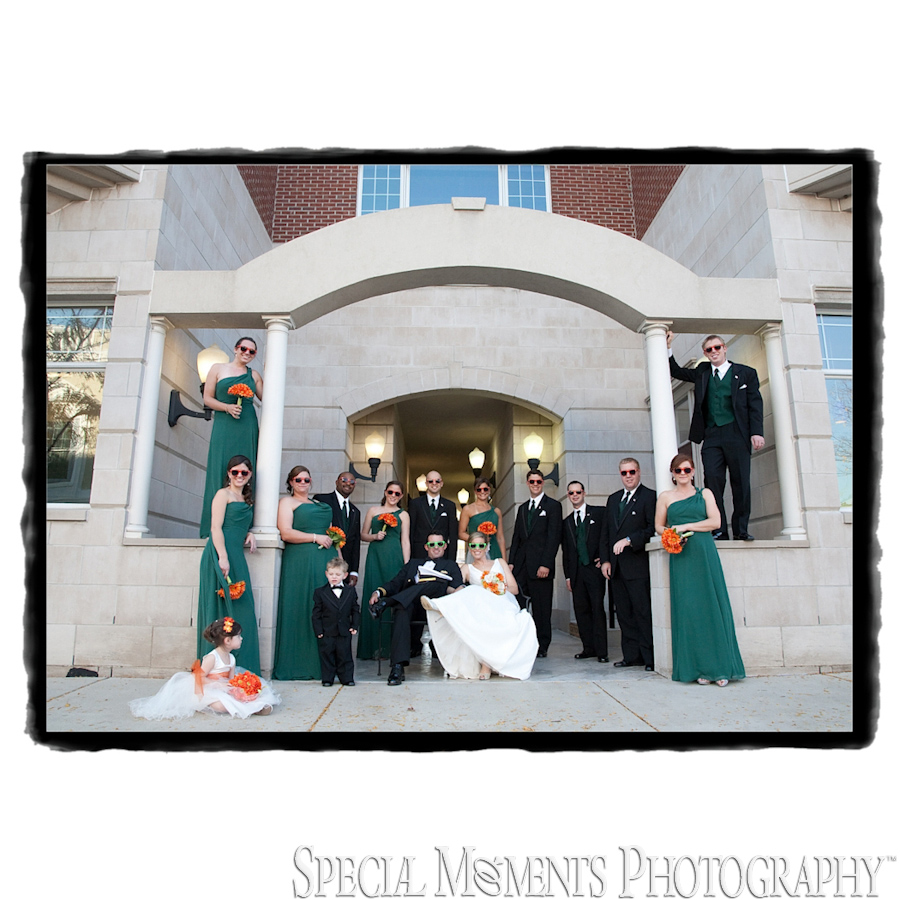 Meeting House Grand Ballroom wedding photograph Plymouth MI