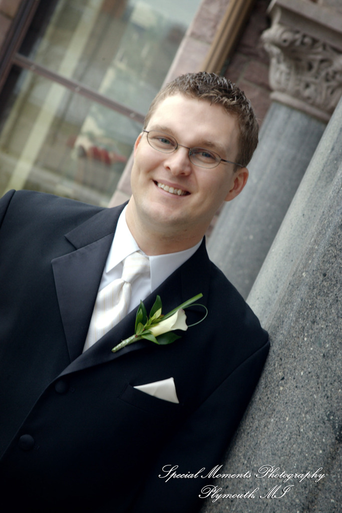 Natalie & Trevor at The Whitney Detroit MI wedding photograph