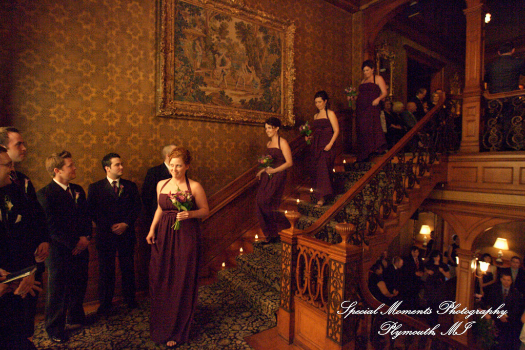 Natalie & Trevor at The Whitney Detroit MI wedding photograph