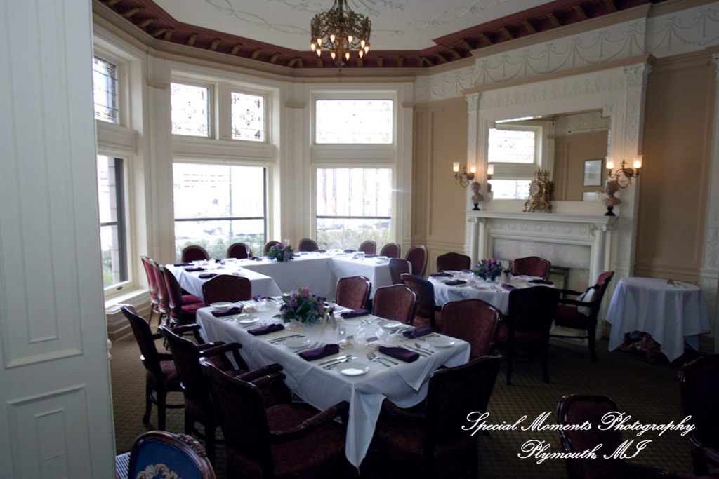 Natalie & Trevor at The Whitney Detroit MI wedding photograph