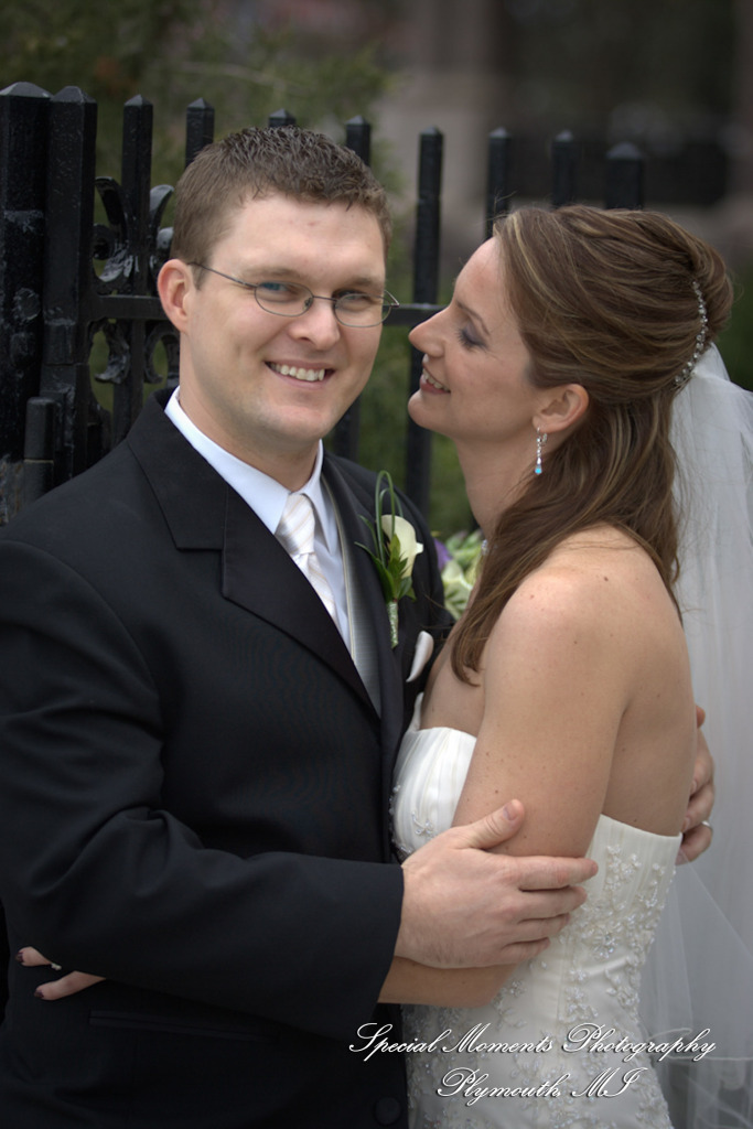 Natalie & Trevor at The Whitney Detroit MI wedding photograph