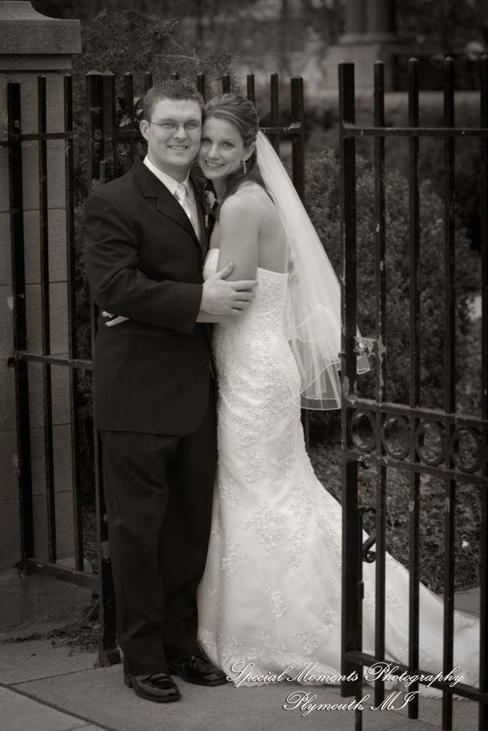 Natalie & Trevor at The Whitney Detroit MI wedding photograph