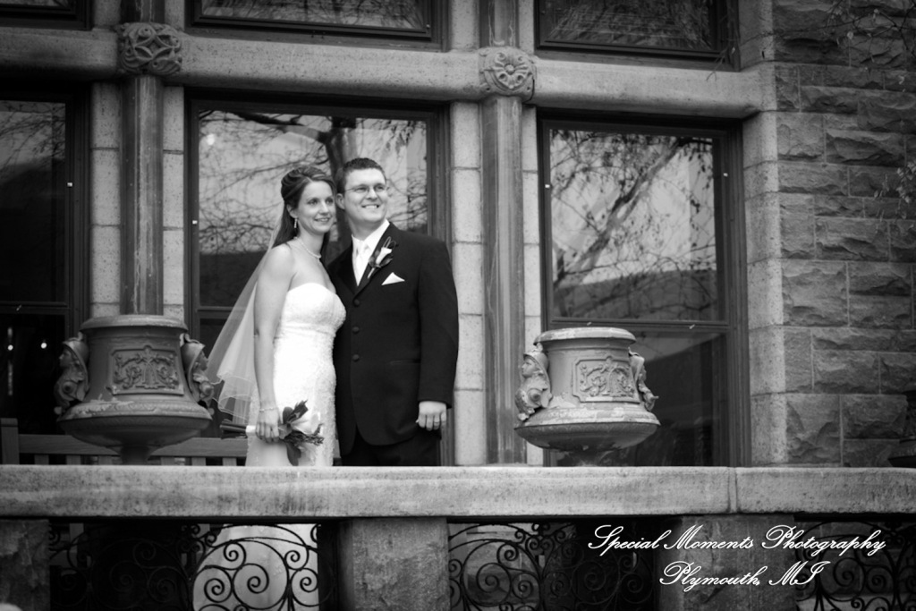 Natalie & Trevor at The Whitney Detroit MI wedding photograph