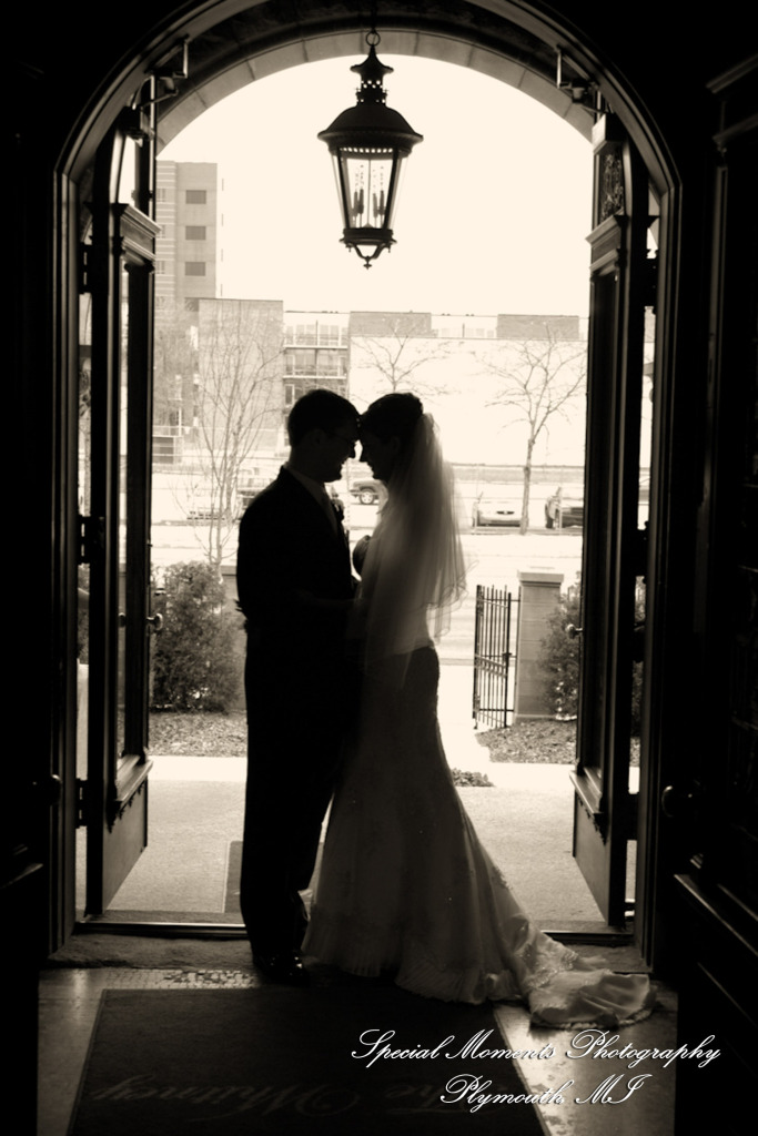 Natalie & Trevor at The Whitney Detroit MI wedding photograph