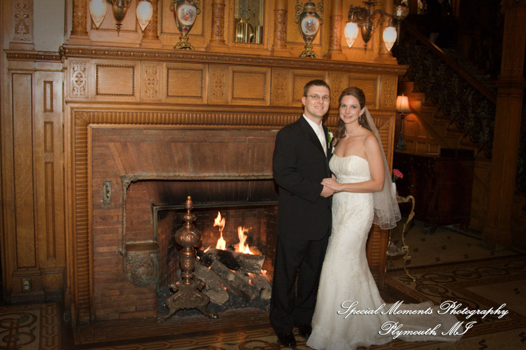 Natalie & Trevor at The Whitney Detroit MI wedding photograph