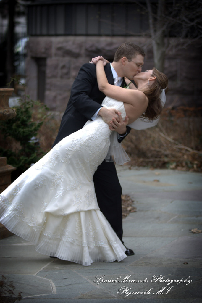 Natalie & Trevor at The Whitney Detroit MI wedding photograph