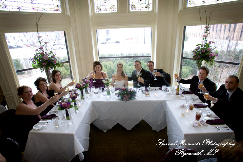 Natalie & Trevor at The Whitney Detroit MI wedding photograph