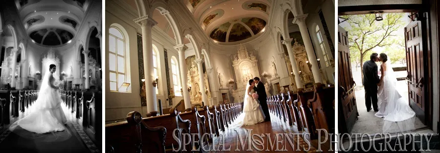 St. Peter & Paul Jesuit wedding photograph Detroit MI