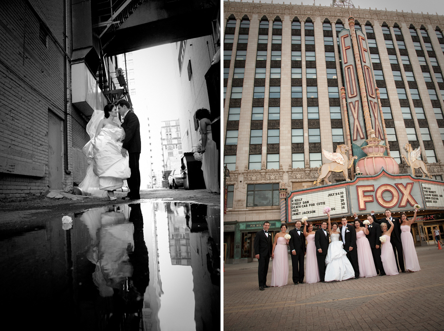 Angela & David at Downtown Detroit MI wedding Photography