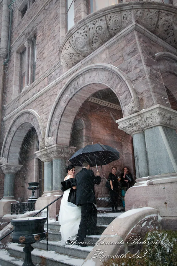 The Whitney Detroit wedding photograph