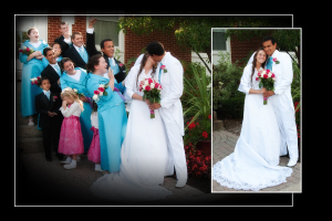 Coffee Table Design - Michael & Jori at Lake Pointe Bible Chapel wedding Plymouth MI