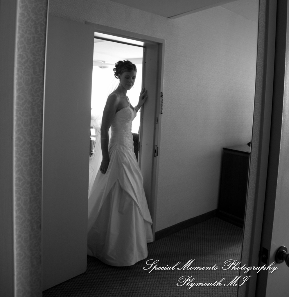 Allison & Ken at Marriott Renaissance Center Detroit MI wedding photograph