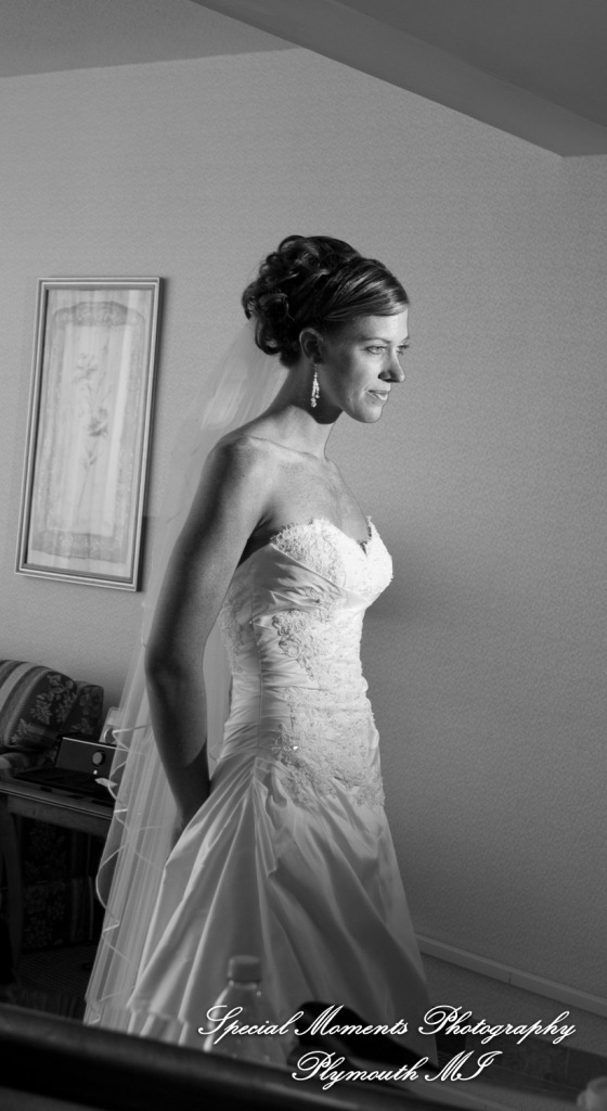 Allison & Ken at Marriott Renaissance Center Detroit MI wedding photograph