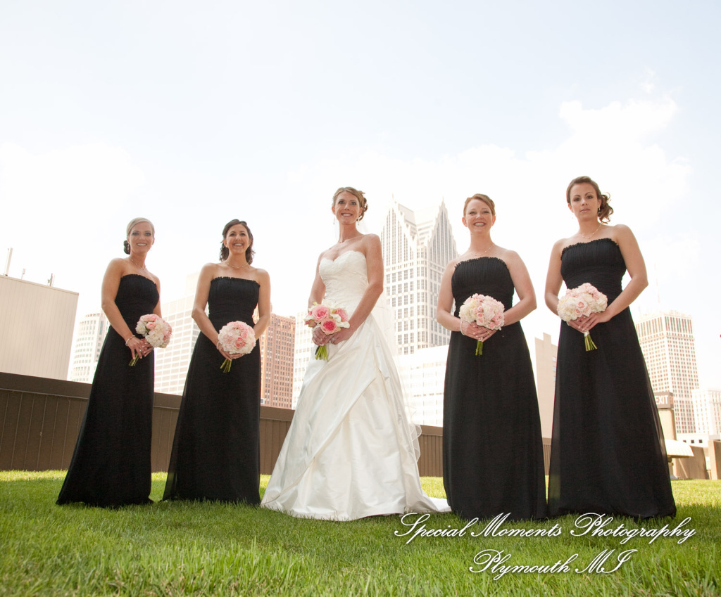 Allison & Ken at Marriott Renaissance Center Detroit MI wedding photograph
