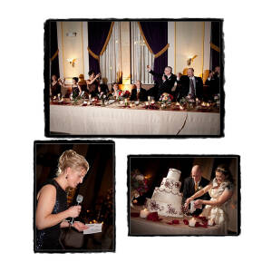 Fine Art Vintage Design - Paul & Maria at St. John's Ballroom reception Plymouth MI