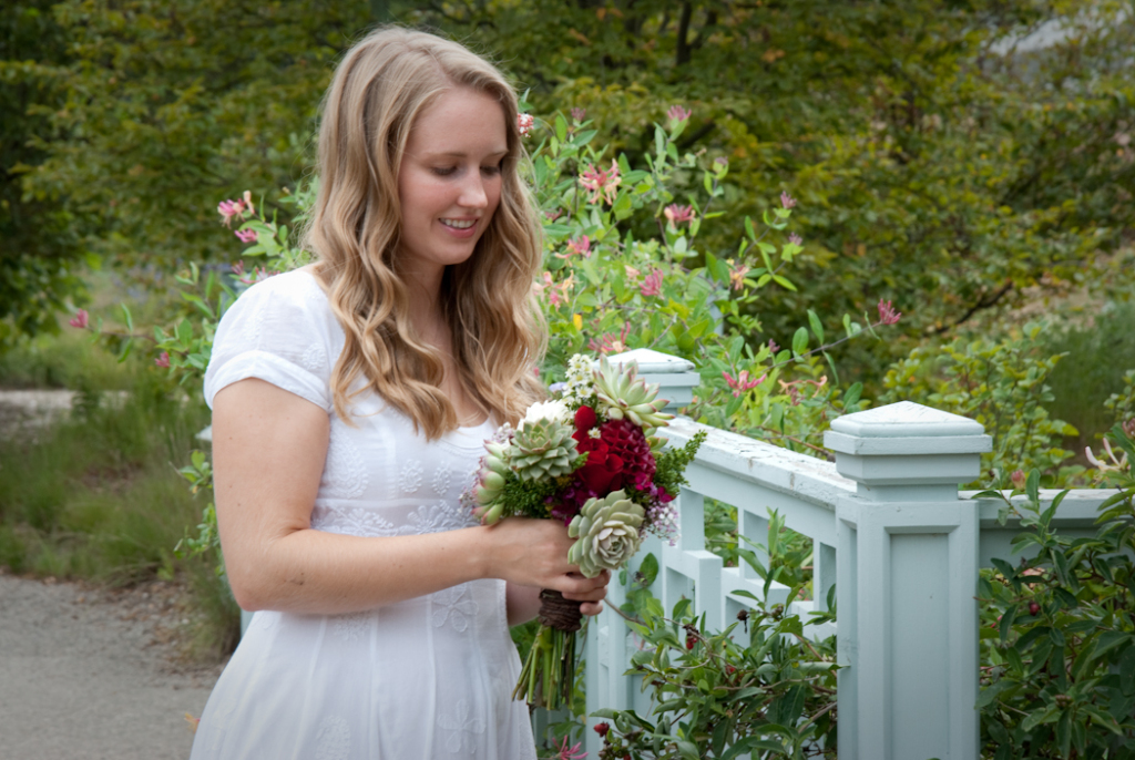 Angela & Brandon at Matthaei Botanical Gardens Ann Arbor MI wedding photograph