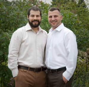 Angela & Brandon at Matthaei Botanical Gardens Ann Arbor MI wedding photograph