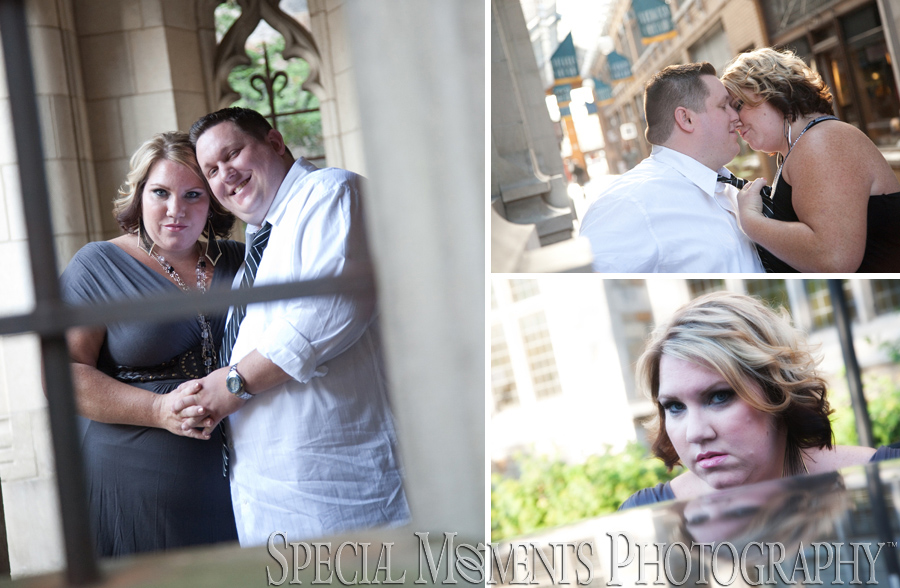 Downtown Ann Arbor MI engagement photos